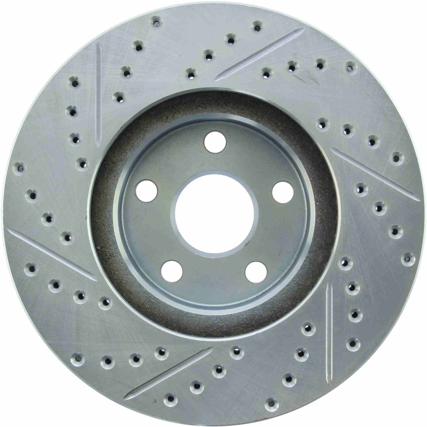 StopTech Select Sport Drilled And Slotted Brake Rotor; Front Left