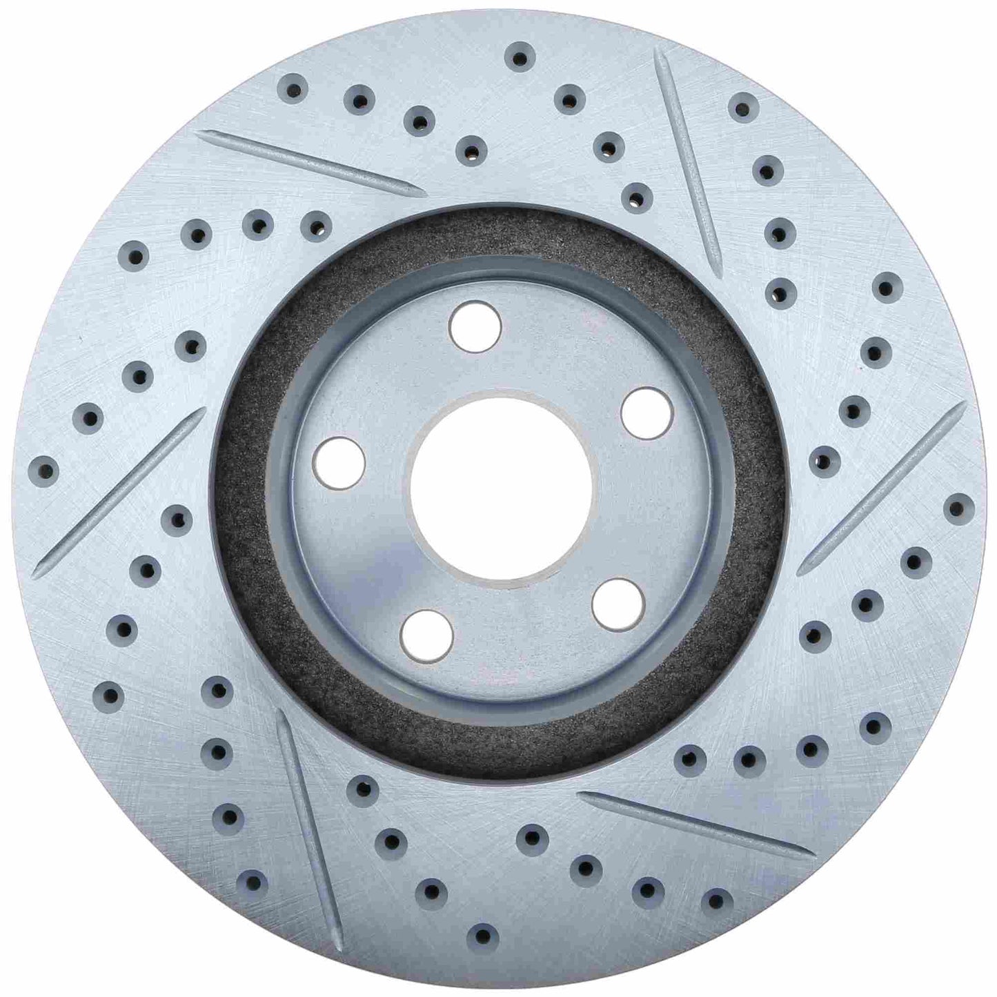 StopTech Select Sport Drilled And Slotted Brake Rotor; Front Right