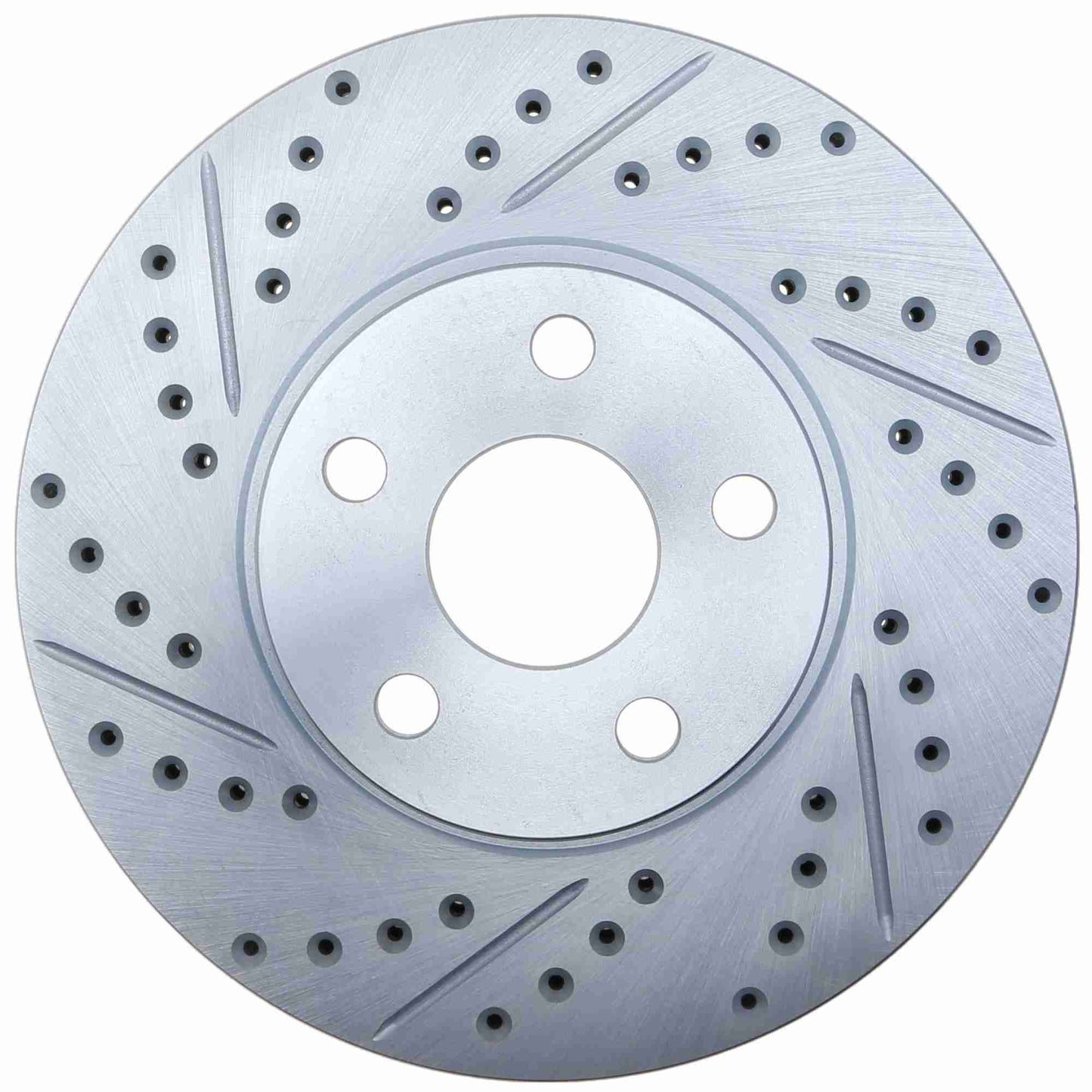 StopTech Select Sport Drilled And Slotted Brake Rotor; Front Right