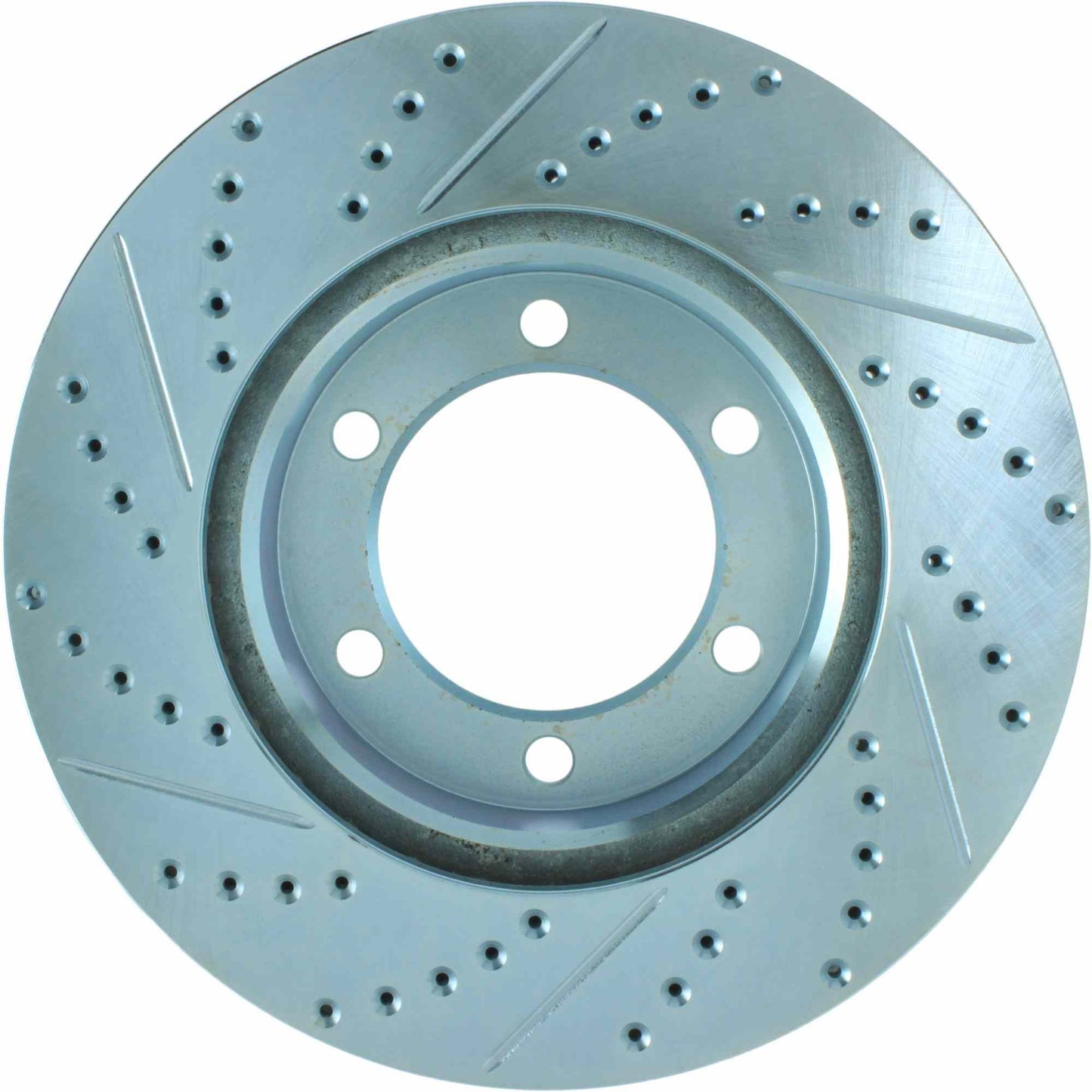 StopTech Select Sport Drilled And Slotted Brake Rotor; Front Left