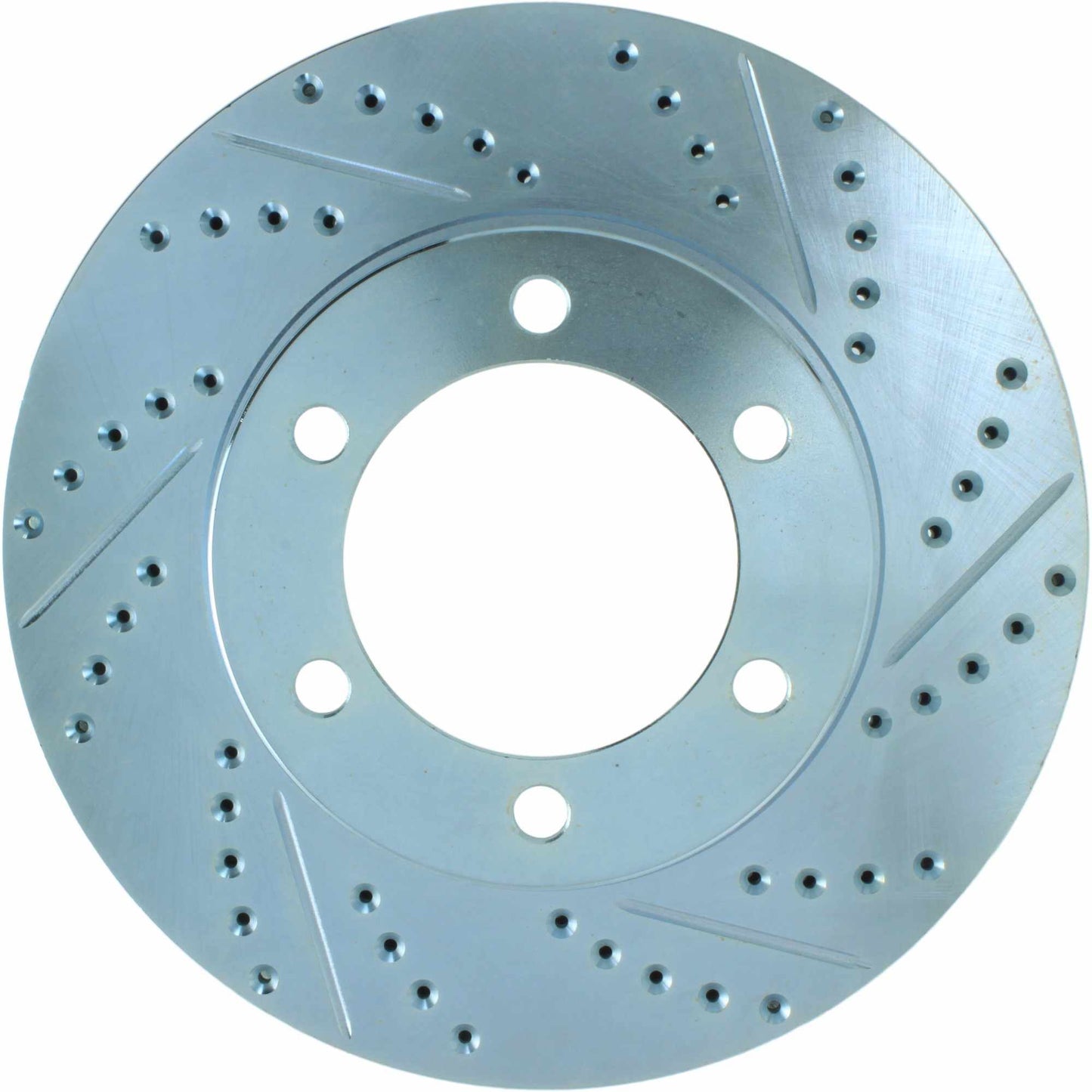 StopTech Select Sport Drilled And Slotted Brake Rotor; Front Left