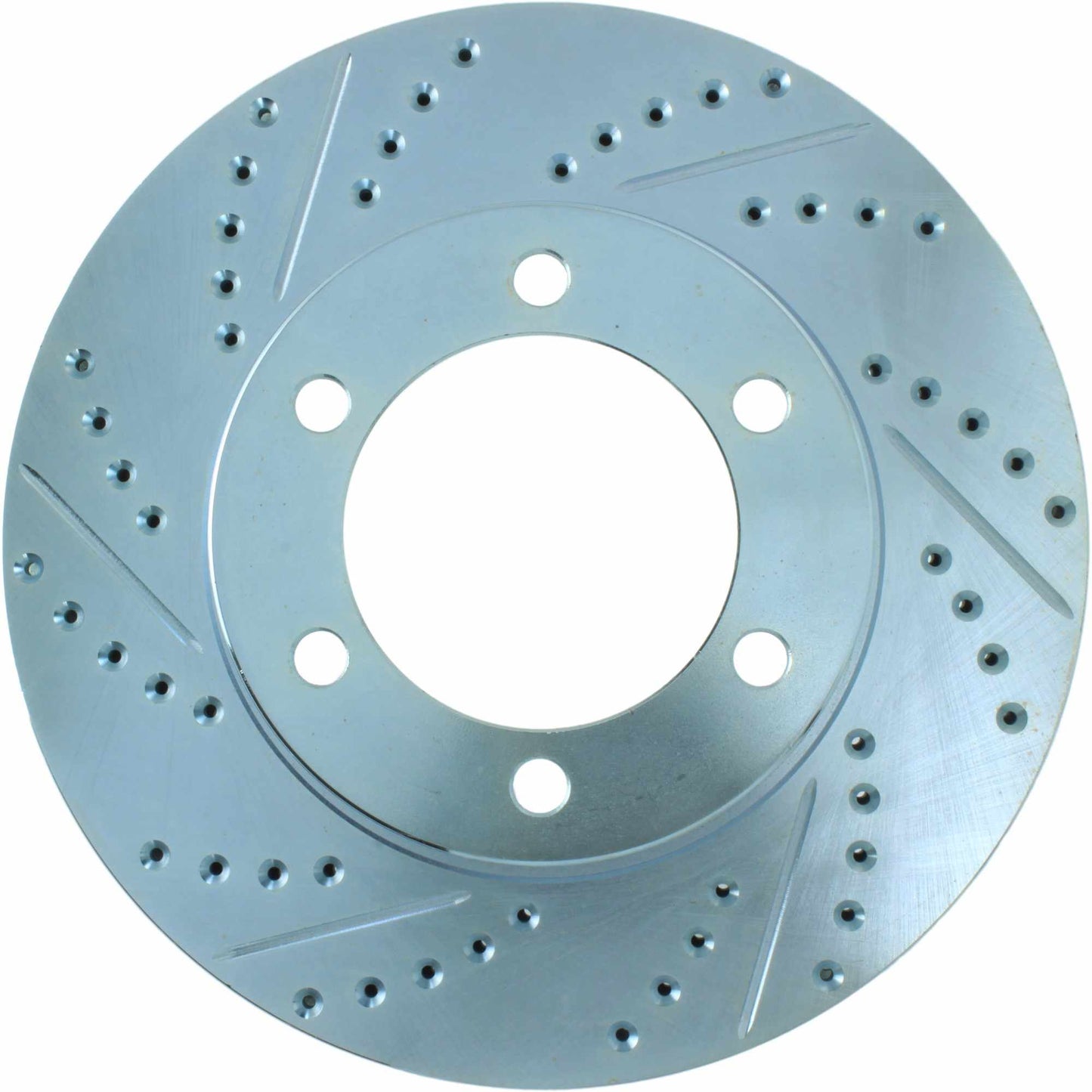 StopTech Select Sport Drilled And Slotted Brake Rotor; Front Right