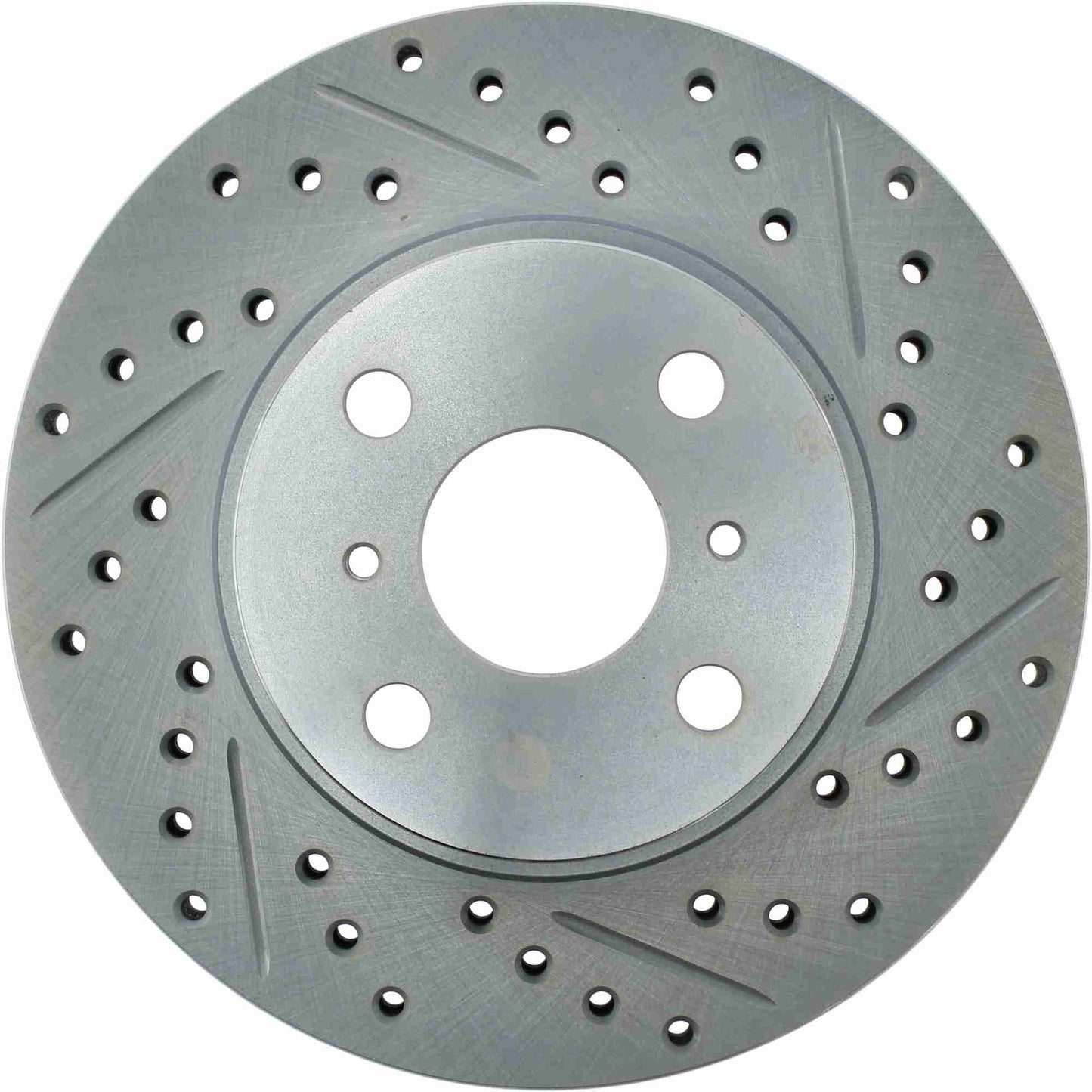 StopTech Select Sport Drilled And Slotted Brake Rotor; Front Left