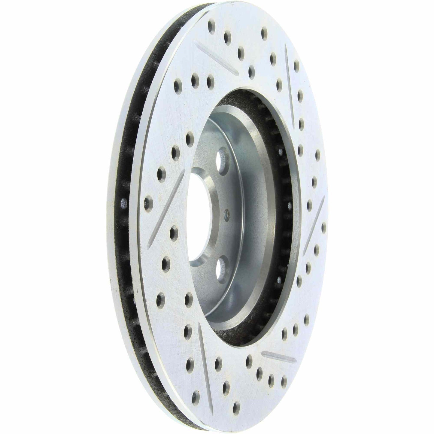 StopTech Select Sport Drilled And Slotted Brake Rotor; Front Right