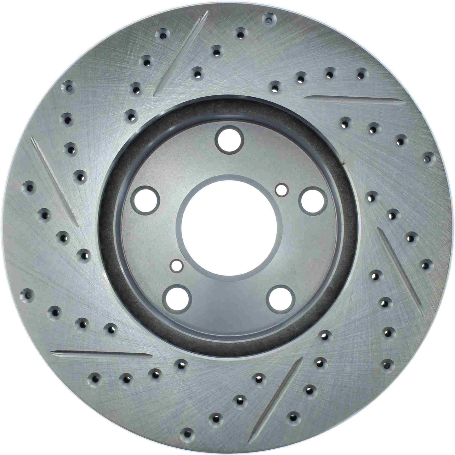 StopTech Select Sport Drilled And Slotted Brake Rotor; Front Left