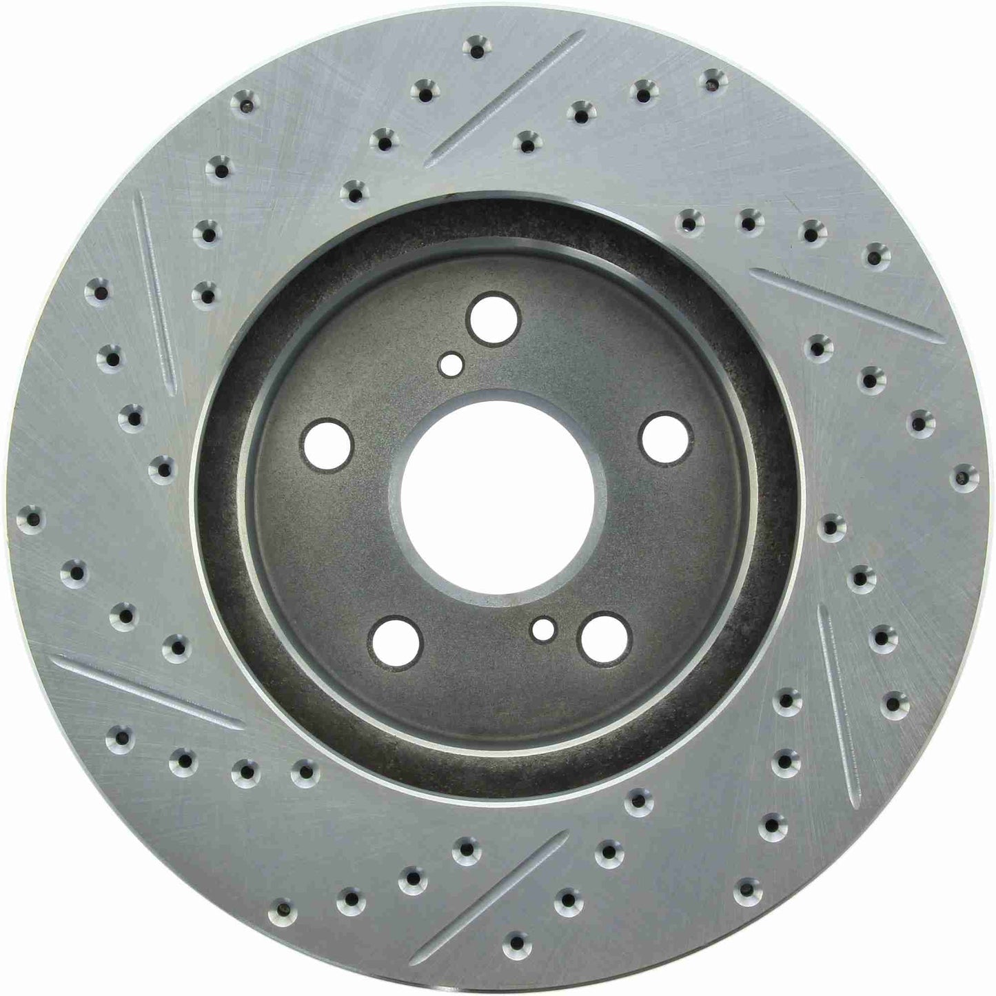 StopTech Select Sport Drilled And Slotted Brake Rotor; Front Left