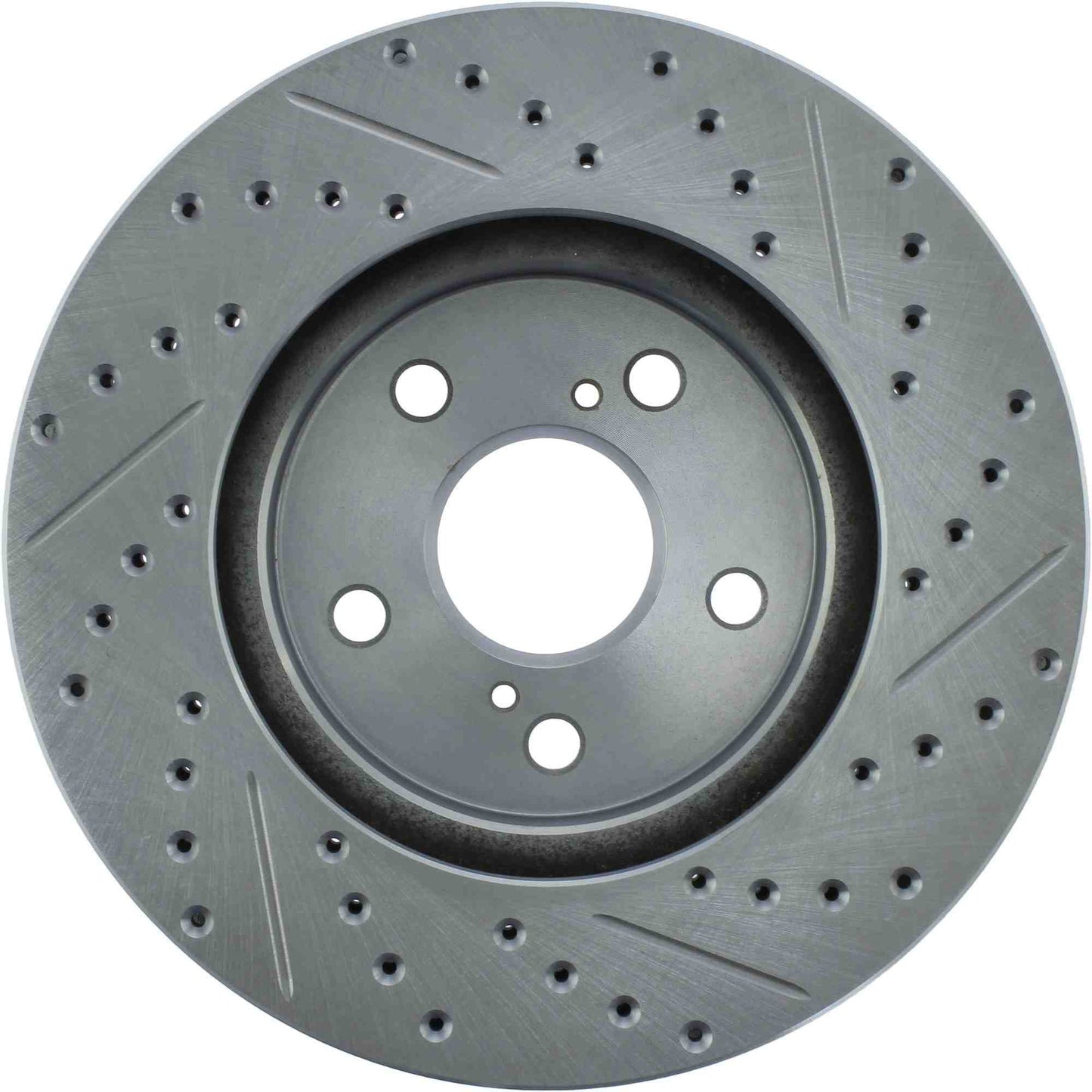 StopTech Select Sport Drilled And Slotted Brake Rotor; Front Right