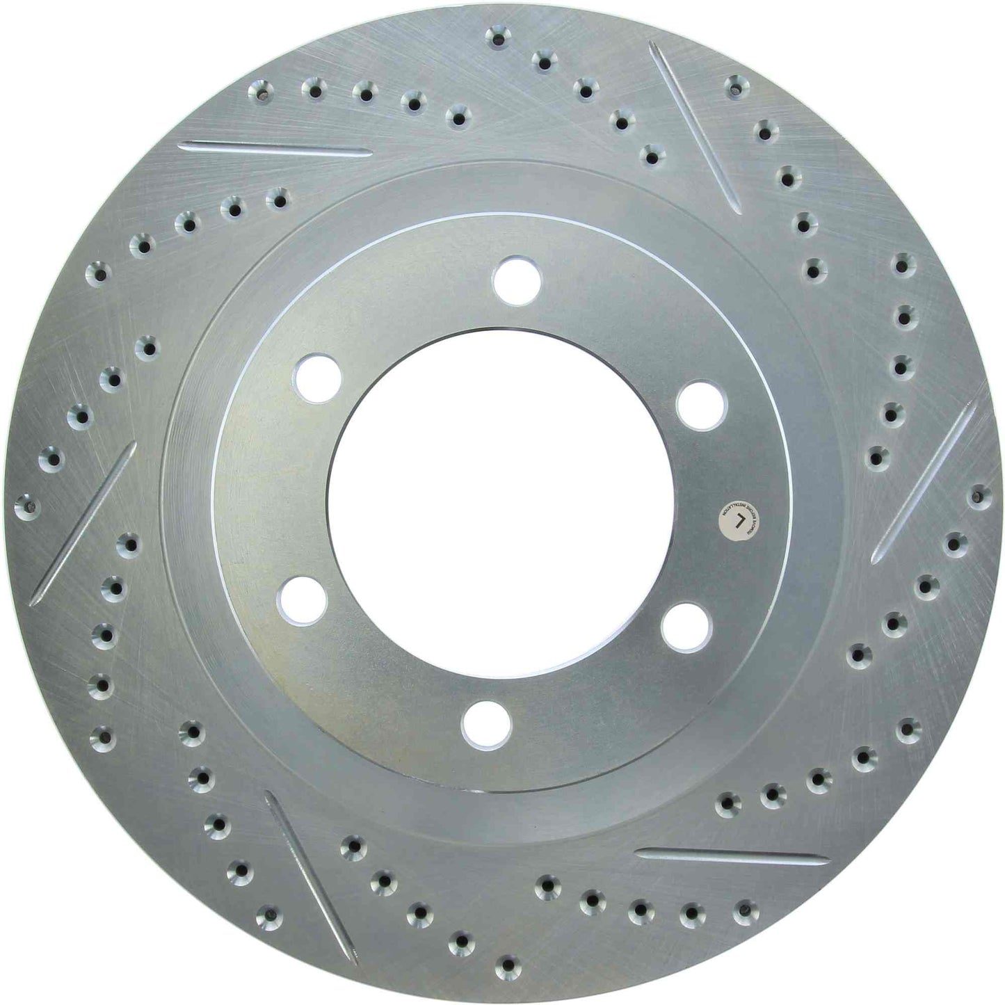 StopTech Select Sport Drilled And Slotted Brake Rotor; Front Left