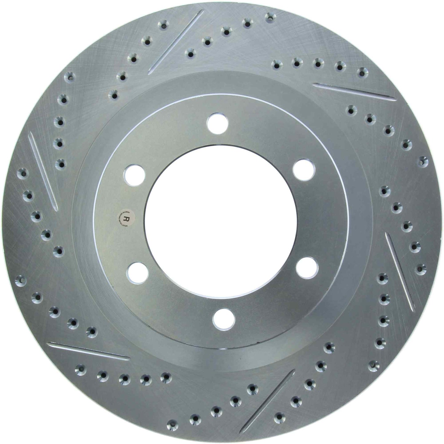 StopTech Select Sport Drilled And Slotted Brake Rotor; Front Right