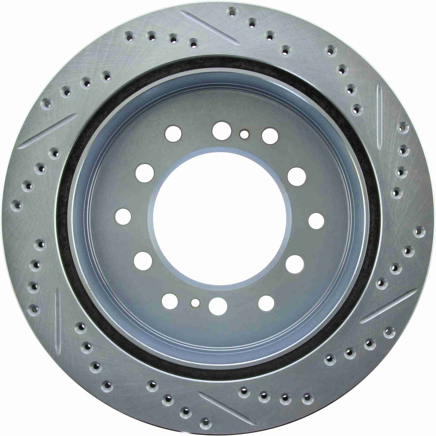 StopTech Select Sport 08-09 Toyota FJ Crusier SportStop Slotted & Drilled Right Rear Rotor 227.44128R