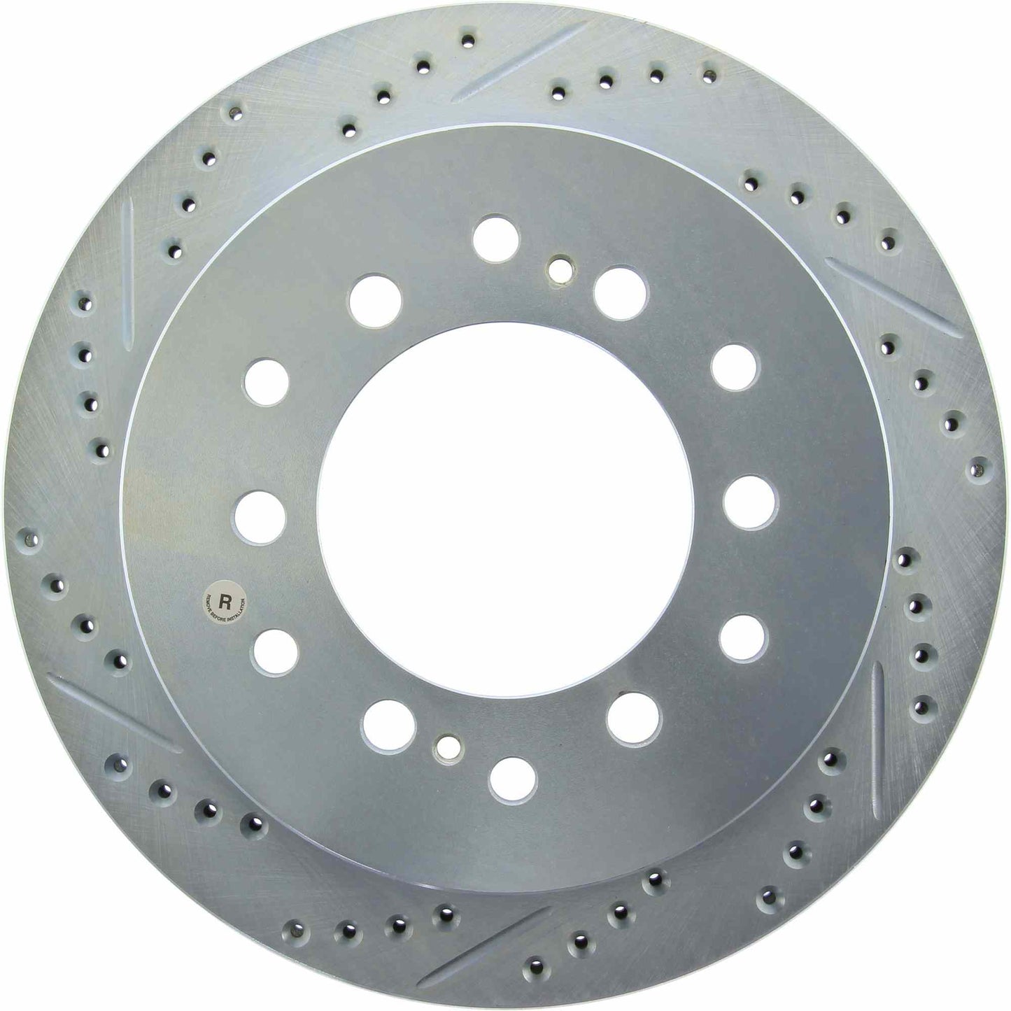 StopTech Select Sport 08-09 Toyota FJ Crusier SportStop Slotted & Drilled Right Rear Rotor 227.44128R