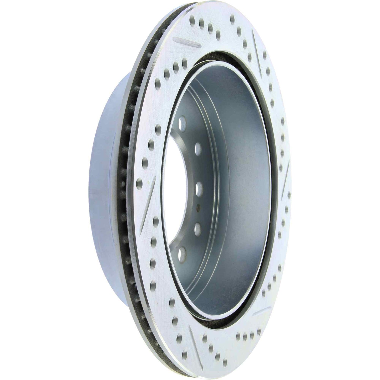 StopTech Select Sport 08-09 Toyota FJ Crusier SportStop Slotted & Drilled Right Rear Rotor 227.44128R