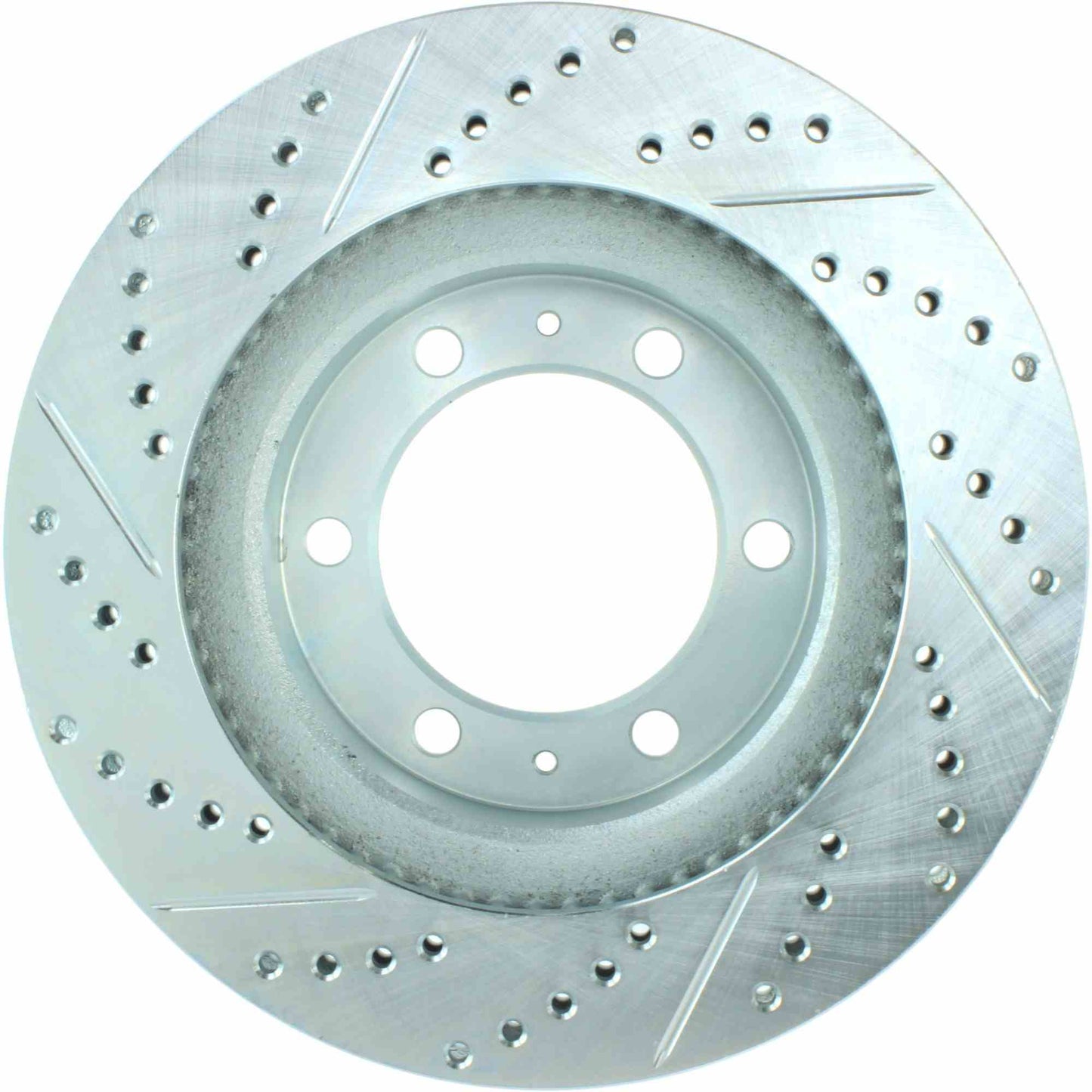 StopTech Select Sport Drilled And Slotted Brake Rotor; Front Left
