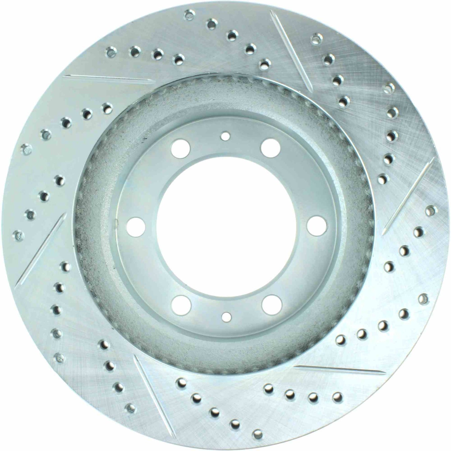 StopTech  Select Sport Drilled And Slotted Brake Rotor; Front Right