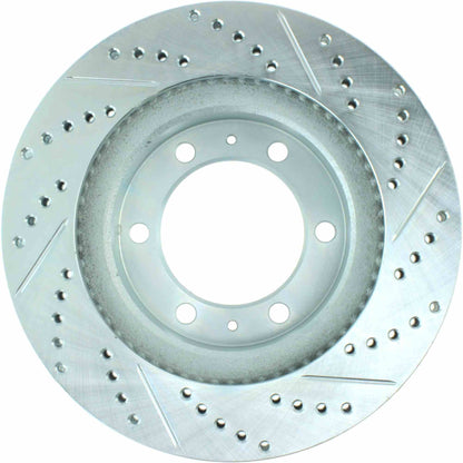 StopTech  Select Sport Drilled And Slotted Brake Rotor; Front Right