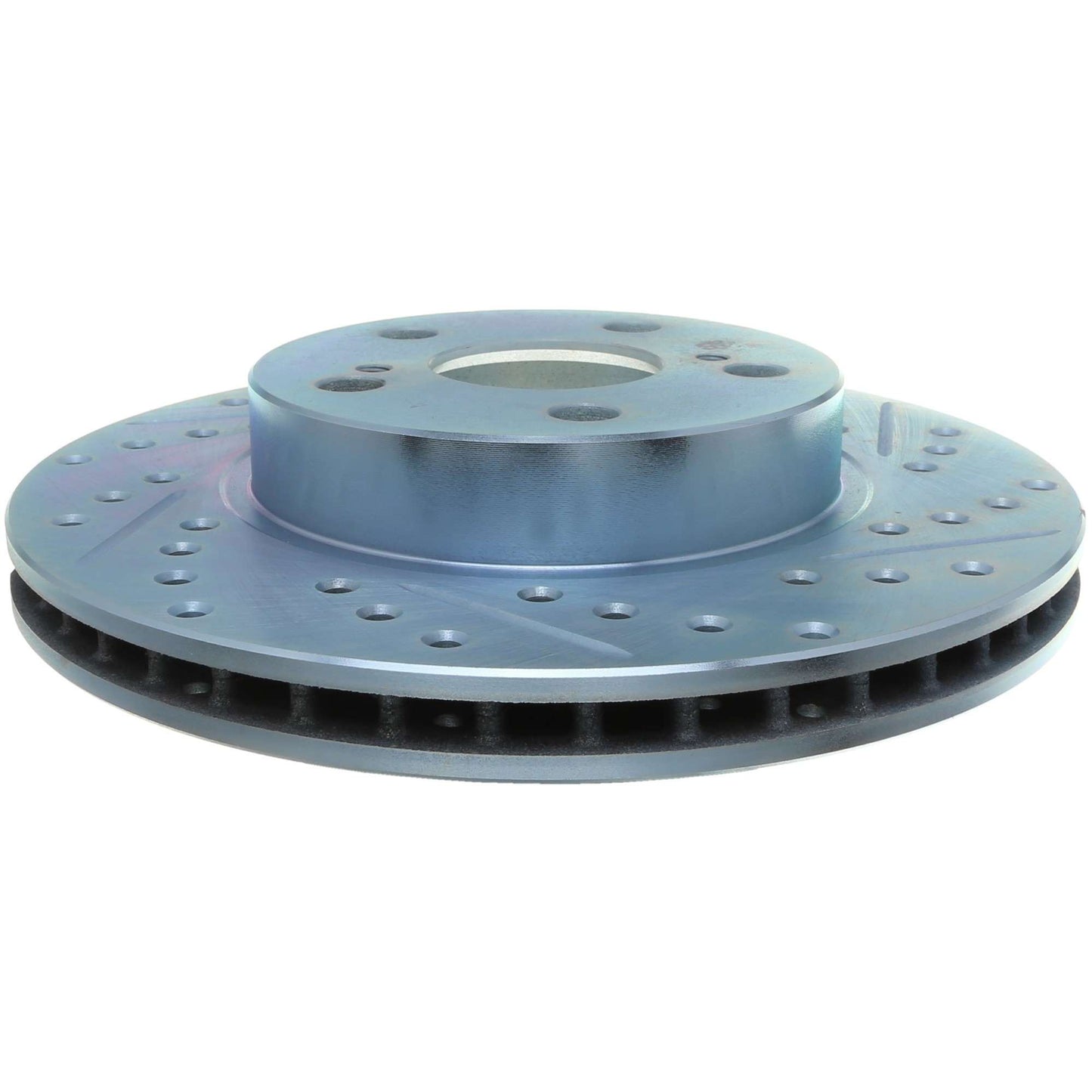 StopTech Select Sport Drilled And Slotted Brake Rotor; Front Left