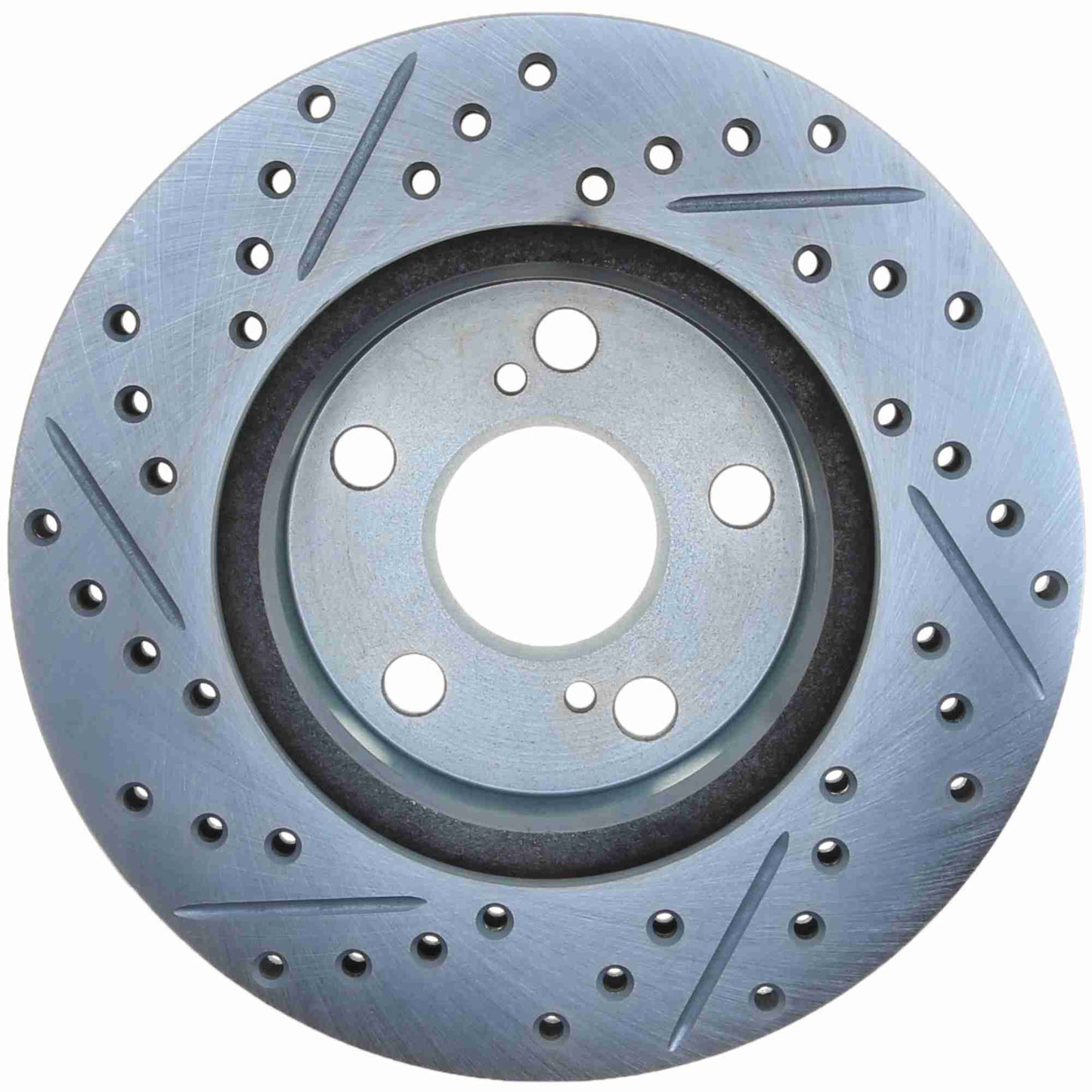 StopTech Select Sport Drilled And Slotted Brake Rotor; Front Left
