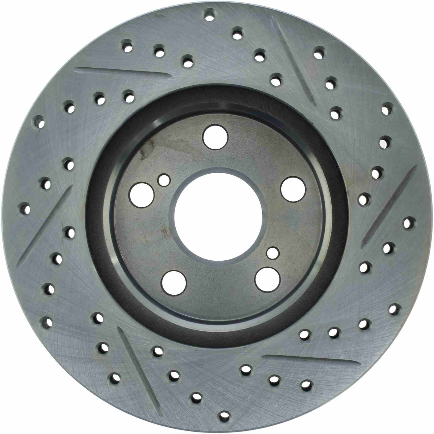 StopTech Select Sport Drilled And Slotted Brake Rotor; Front Right