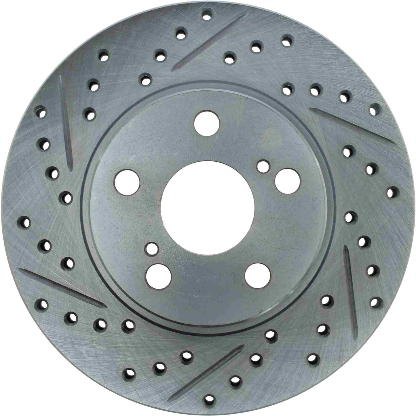 StopTech Select Sport Drilled And Slotted Brake Rotor; Front Right