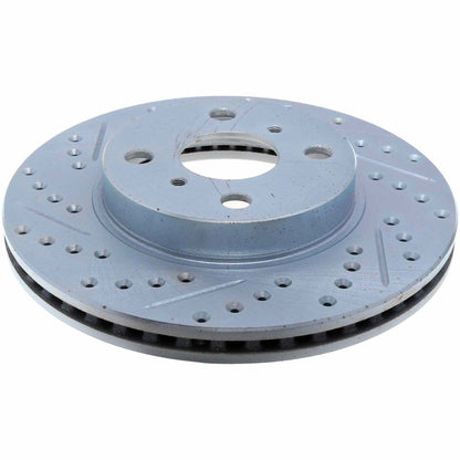 StopTech  Select Sport Drilled And Slotted Brake Rotor; Front Right