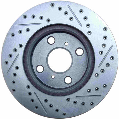 StopTech  Select Sport Drilled And Slotted Brake Rotor; Front Right