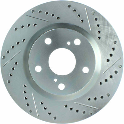 StopTech  Select Sport Drilled And Slotted Brake Rotor; Front Left