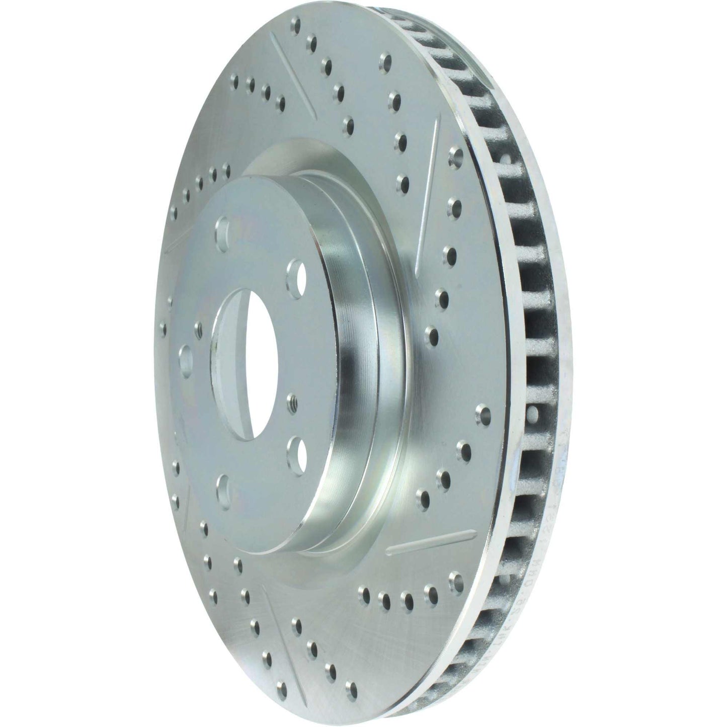 StopTech  Select Sport Drilled And Slotted Brake Rotor; Front Left
