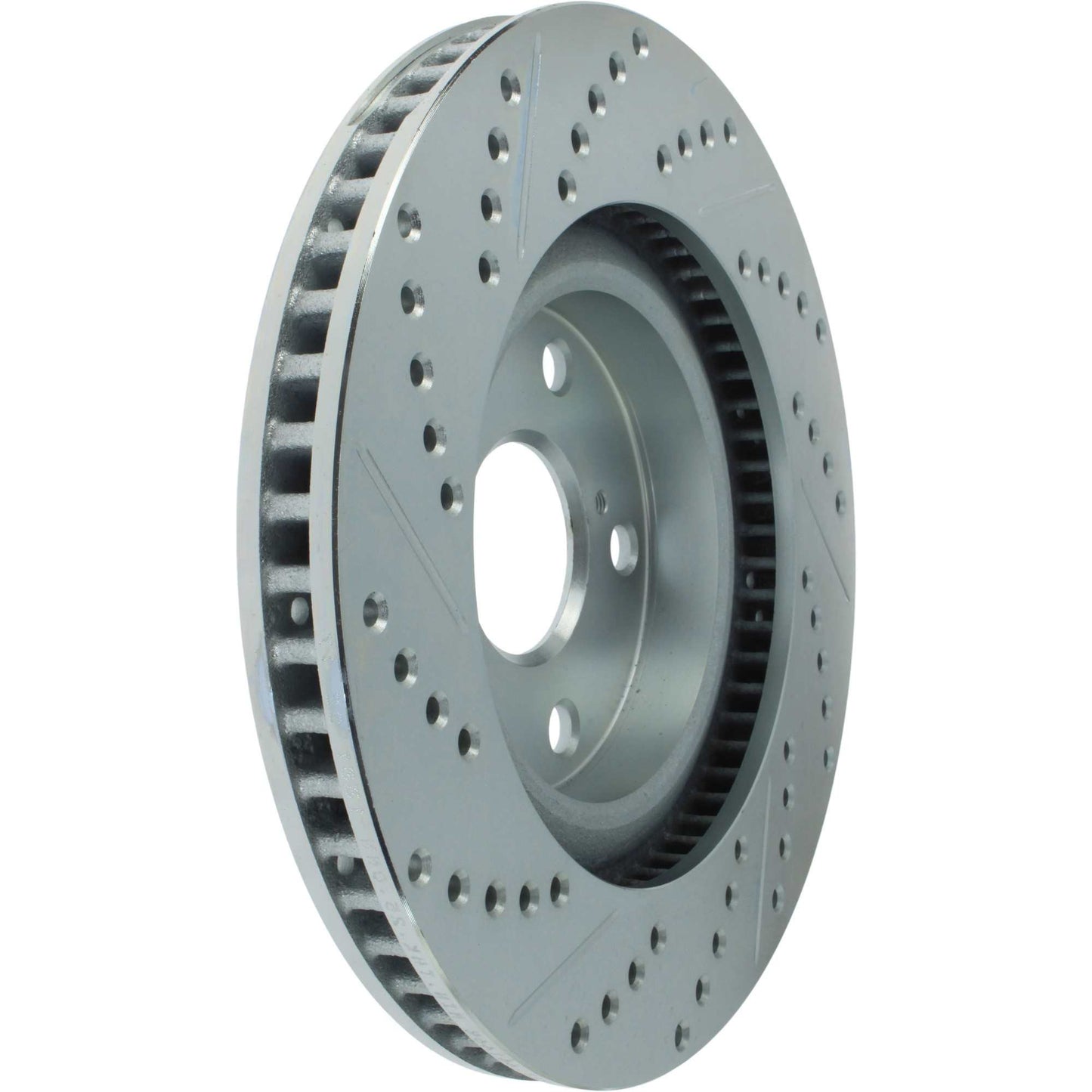 StopTech  Select Sport Drilled And Slotted Brake Rotor; Front Left