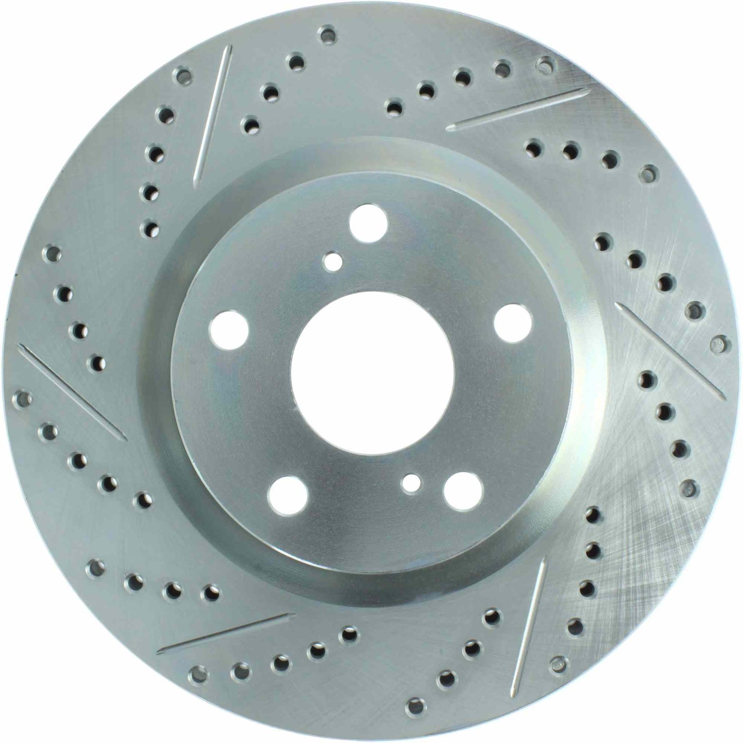 StopTech Select Sport Drilled And Slotted Brake Rotor; Front Right
