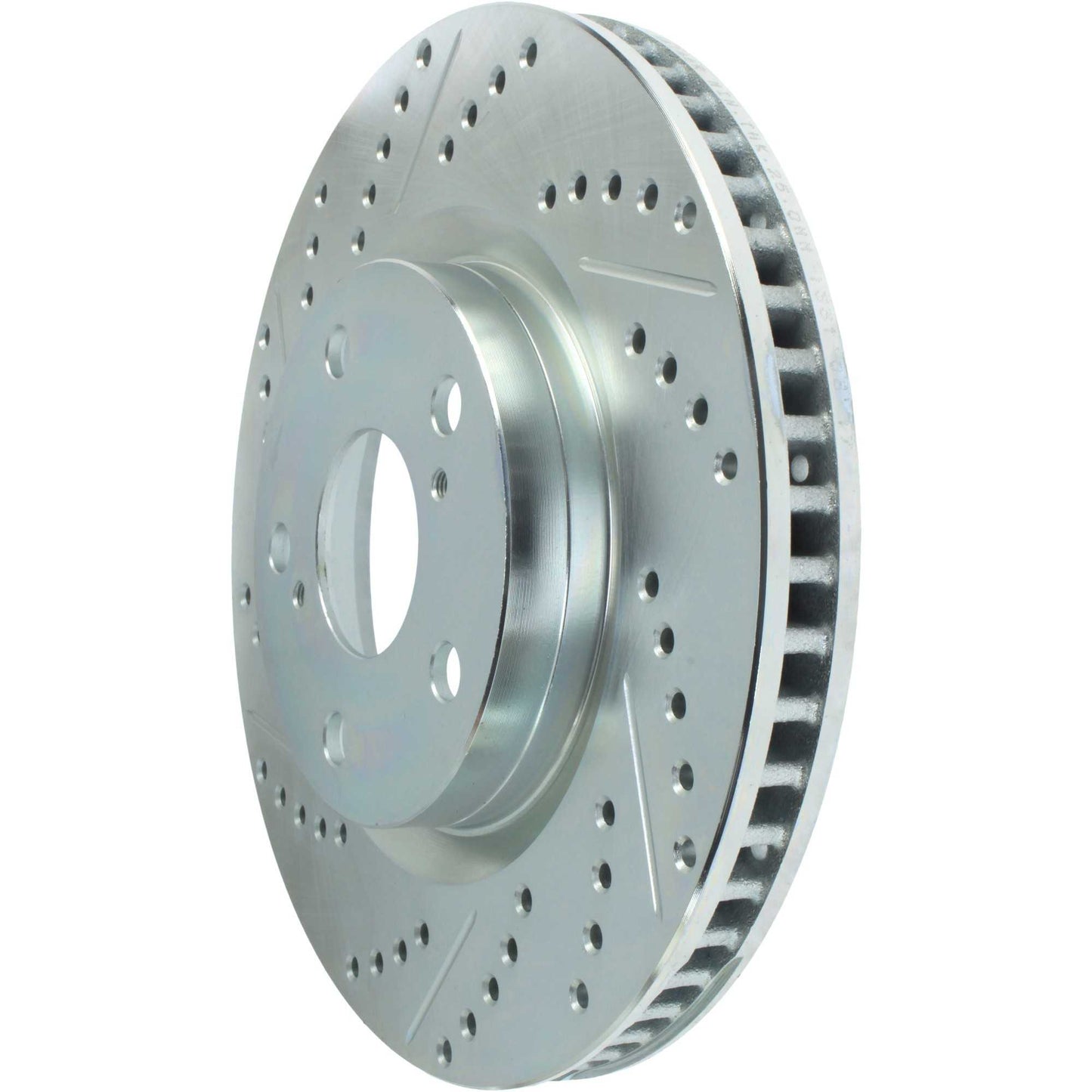 StopTech Select Sport Drilled And Slotted Brake Rotor; Front Right