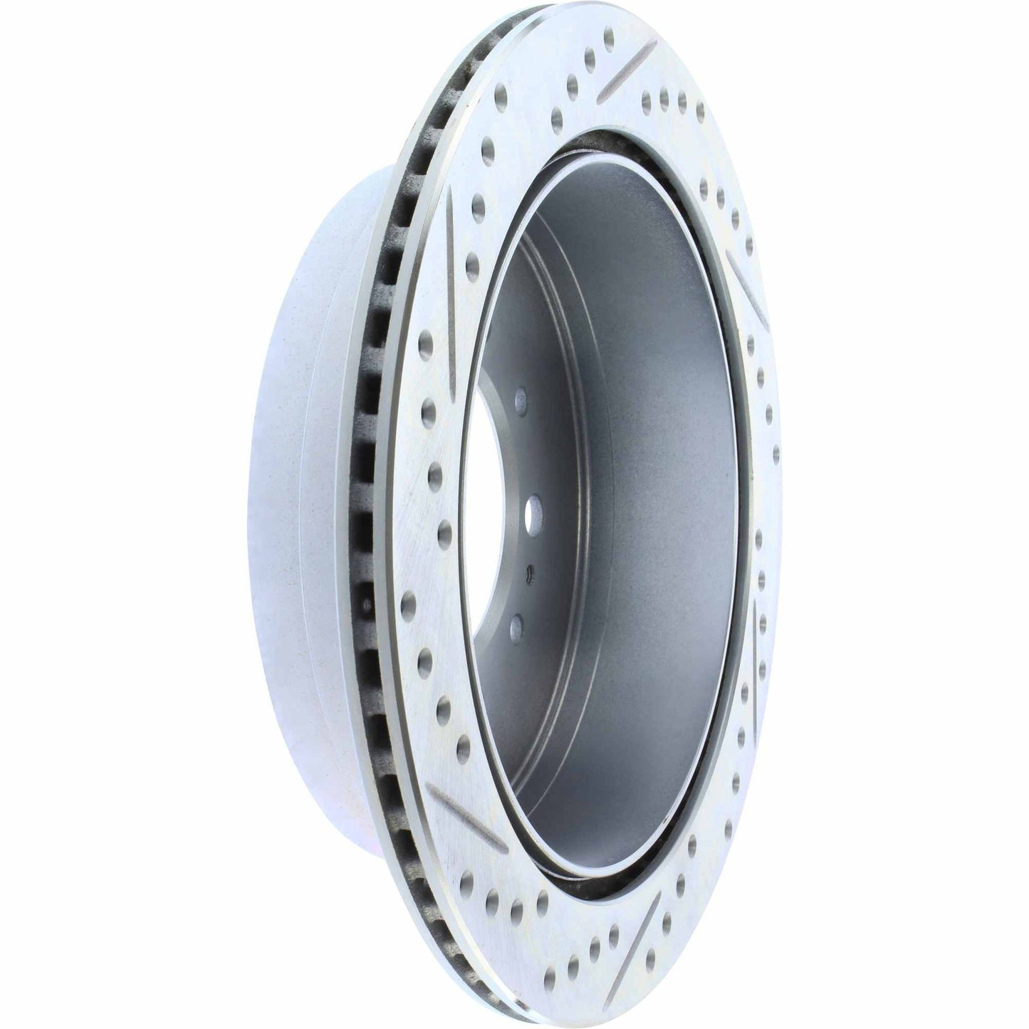 StopTech Select Sport 13-17 Toyota Land Cruiser Sport Drilled / Slotted Rear Driver-Side Brake Rotor 227.44157L