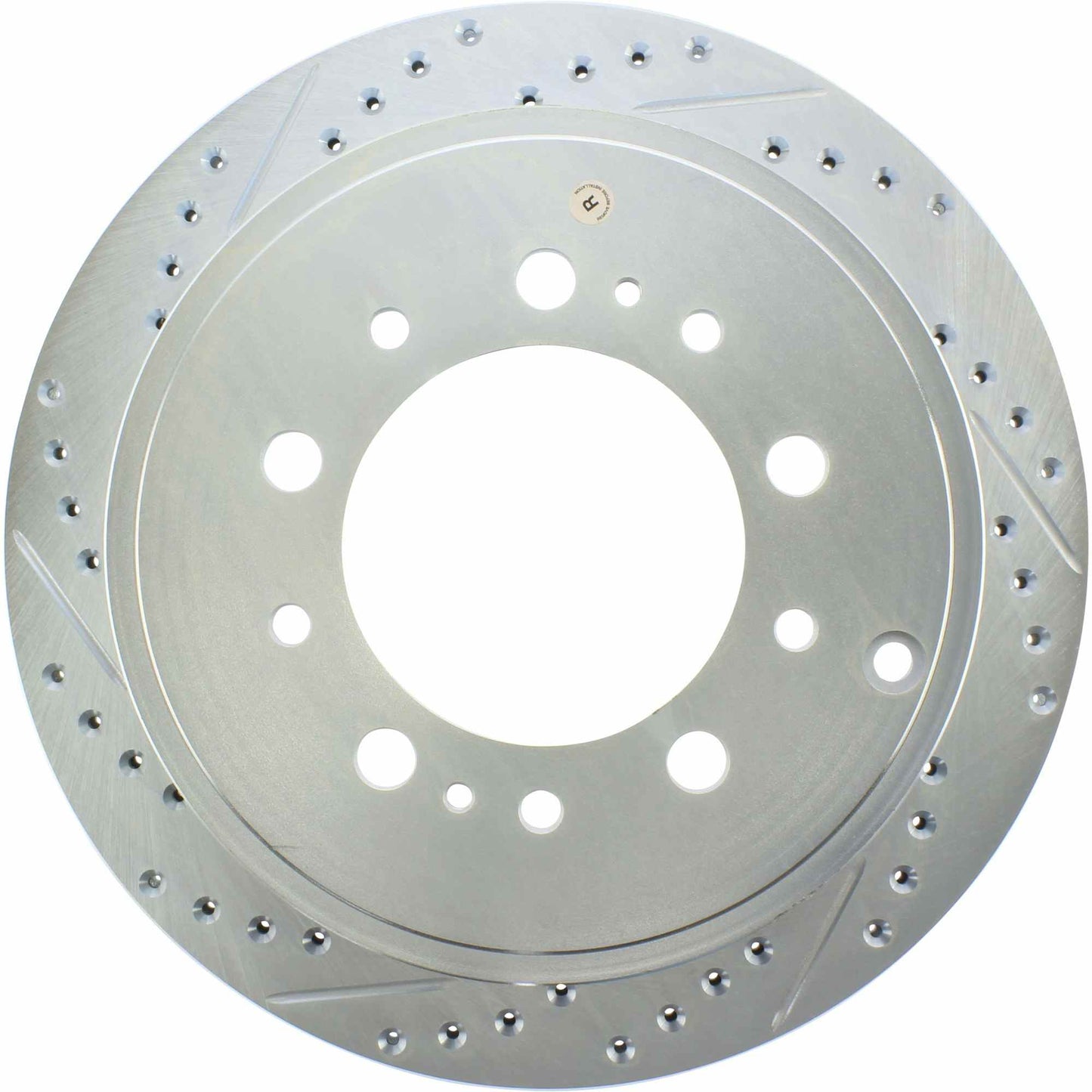 StopTech Select Sport 13-17 Toyota Land Cruiser Drilled / Slotted Rear Passenger-Side Brake Rotor 227.44157R