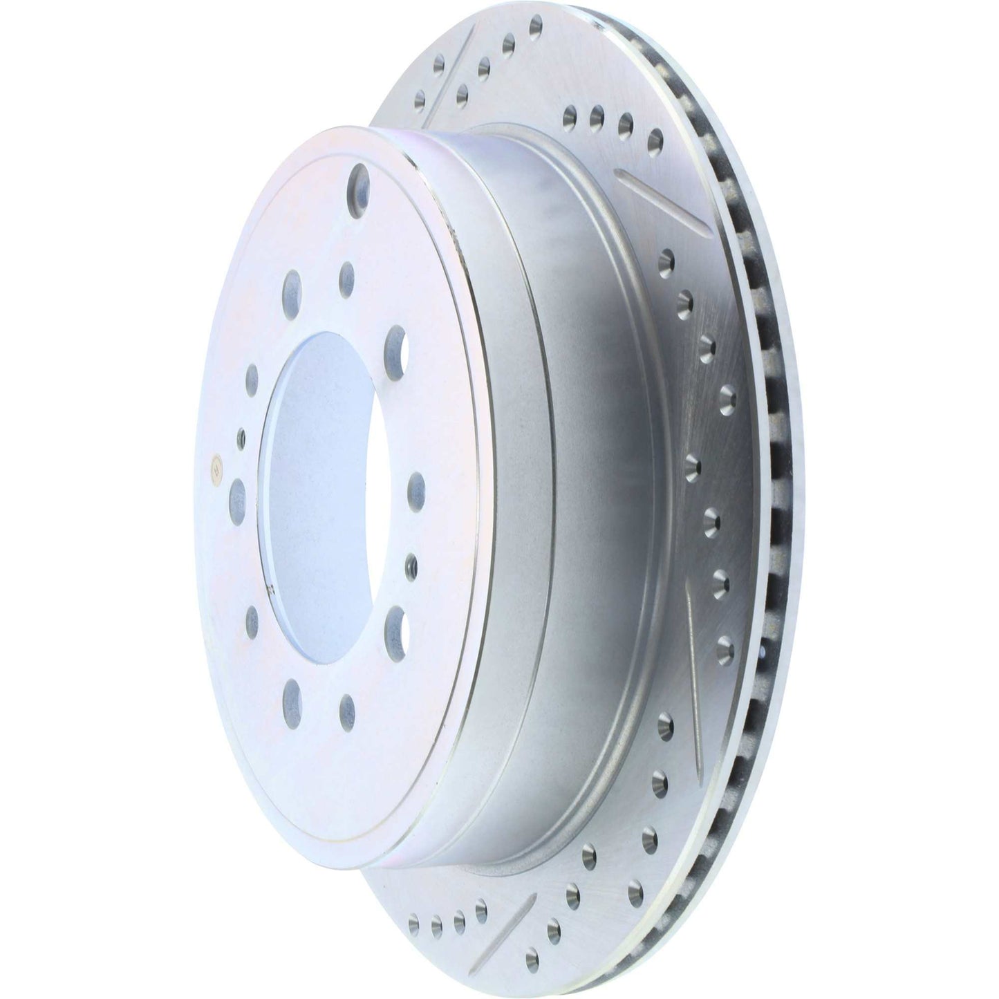 StopTech Select Sport 13-17 Toyota Land Cruiser Drilled / Slotted Rear Passenger-Side Brake Rotor 227.44157R