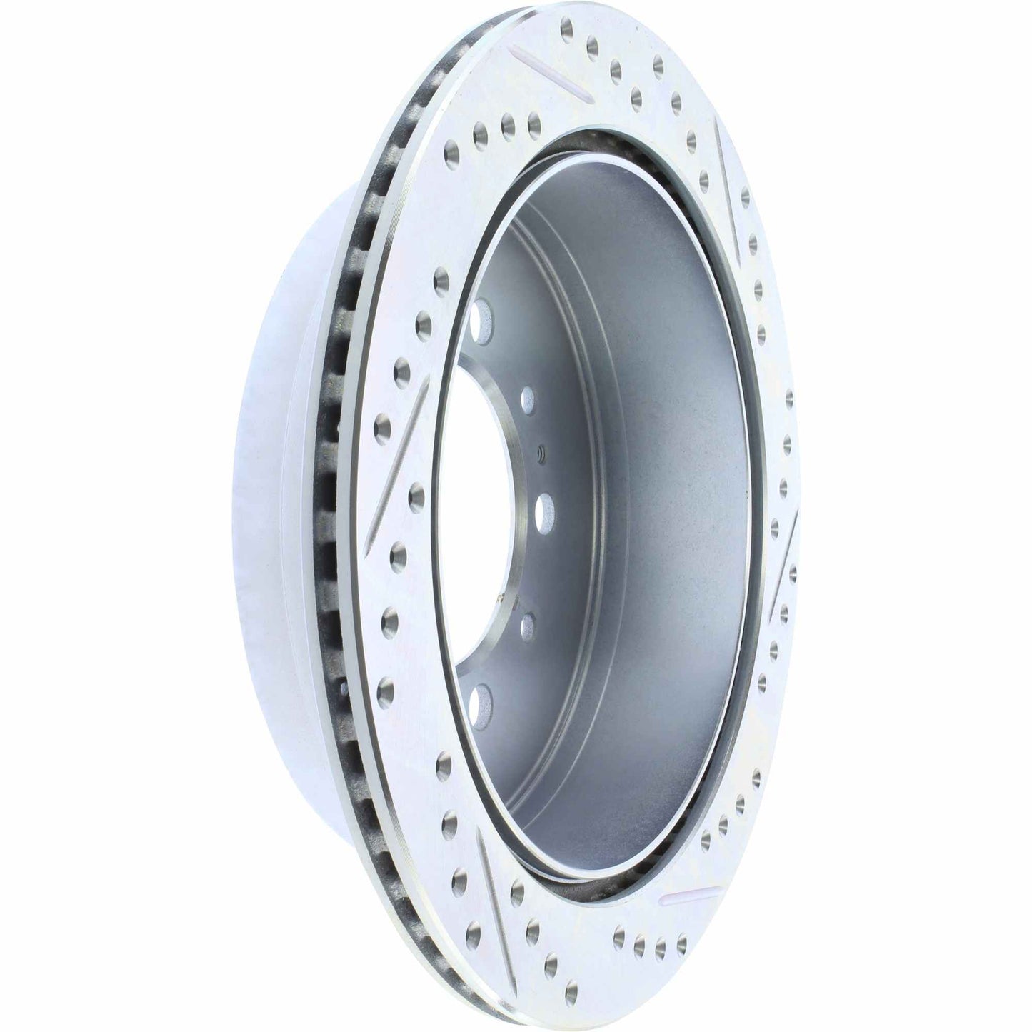 StopTech Select Sport 13-17 Toyota Land Cruiser Drilled / Slotted Rear Passenger-Side Brake Rotor 227.44157R
