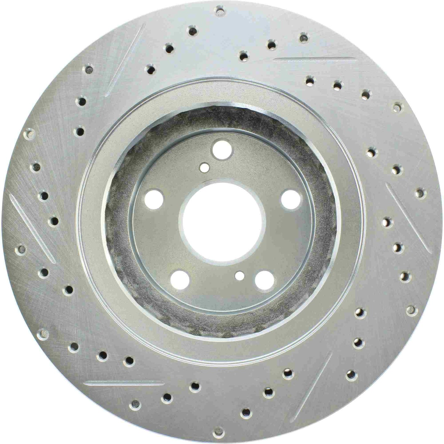 StopTech Select Sport Drilled And Slotted Brake Rotor; Front Left