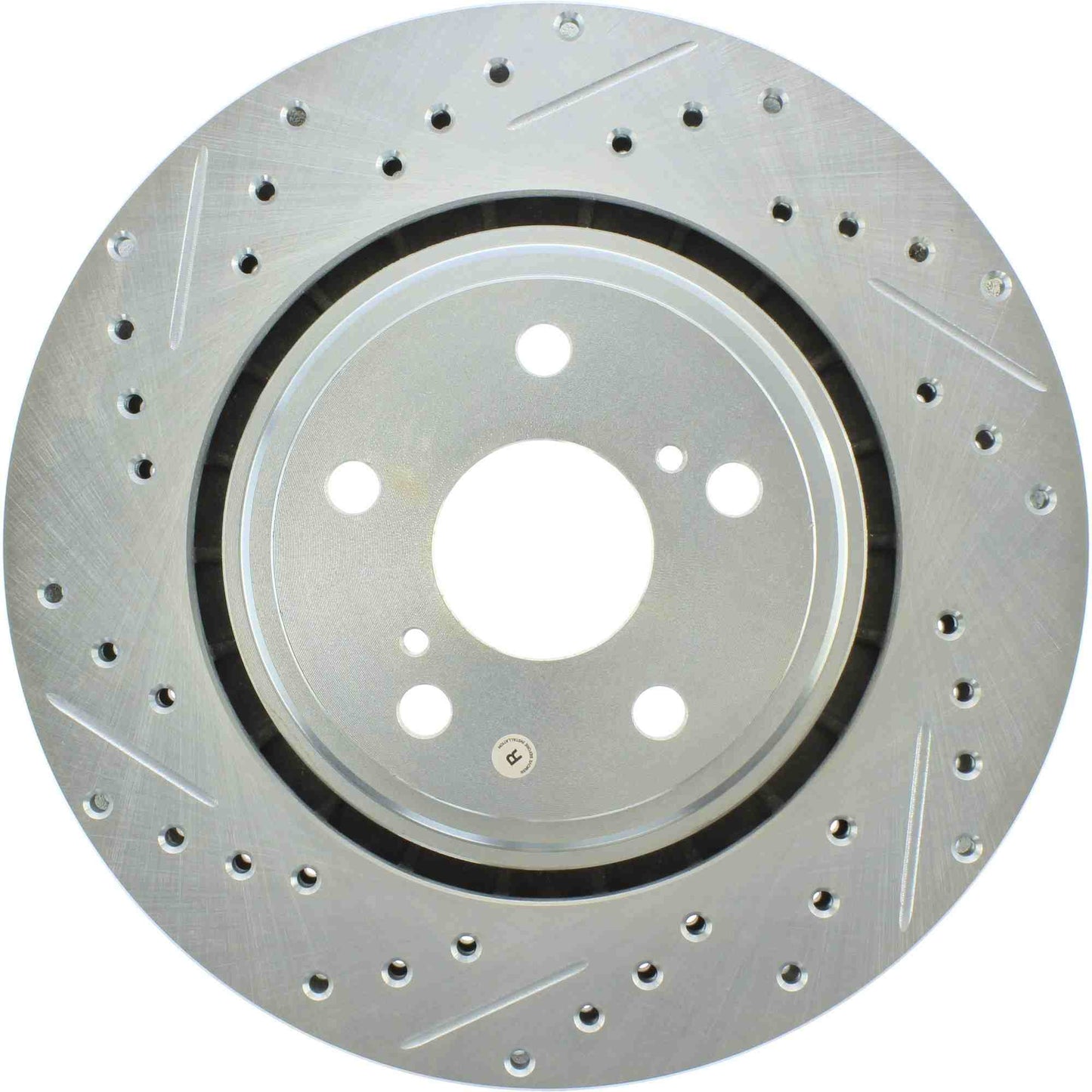 StopTech Select Sport Drilled And Slotted Brake Rotor; Front Right