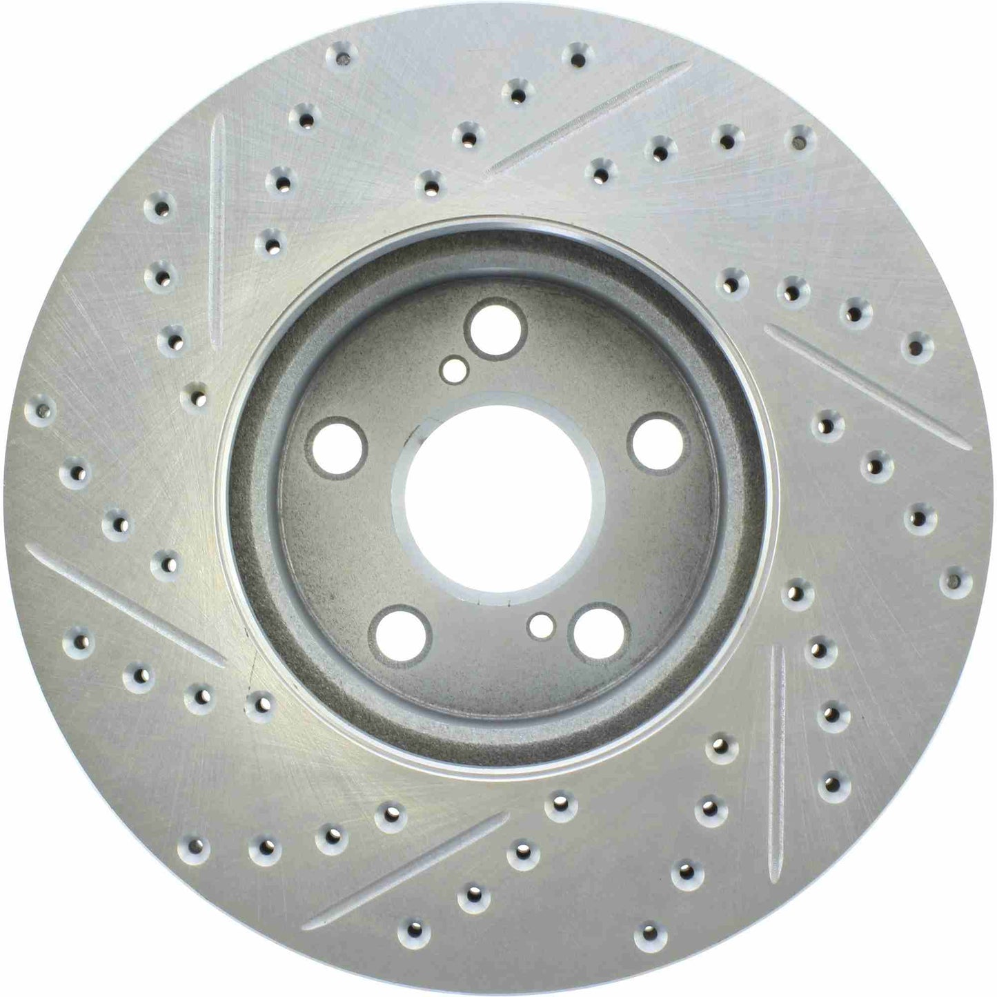 StopTech Select Sport Drilled And Slotted Brake Rotor; Front Left