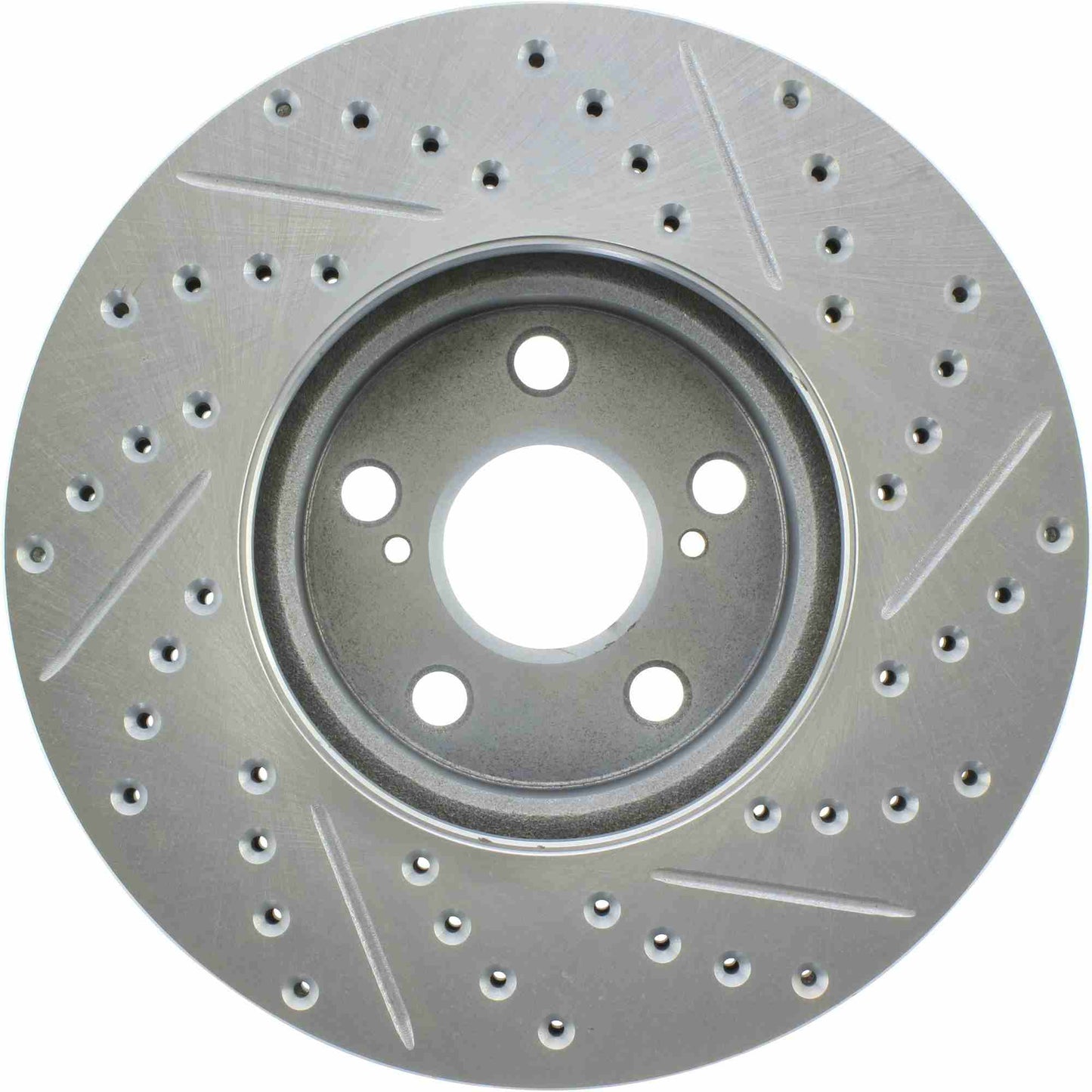 StopTech Select Sport Drilled And Slotted Brake Rotor; Front Right
