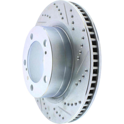 StopTech  Select Sport Drilled And Slotted Brake Rotor; Front Left