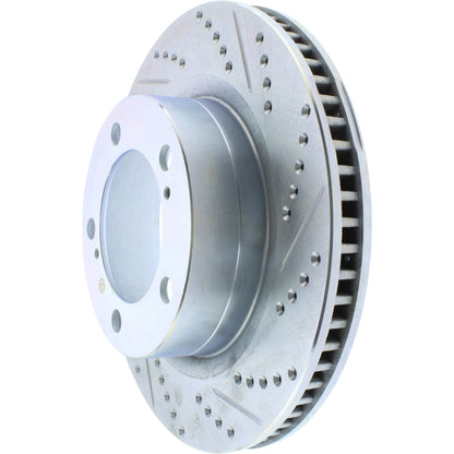 StopTech  Select Sport Drilled And Slotted Brake Rotor; Front Left