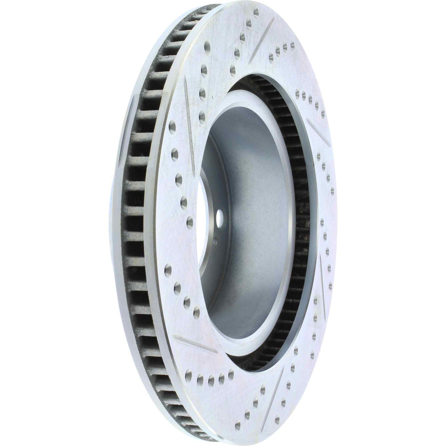 StopTech  Select Sport Drilled And Slotted Brake Rotor; Front Left