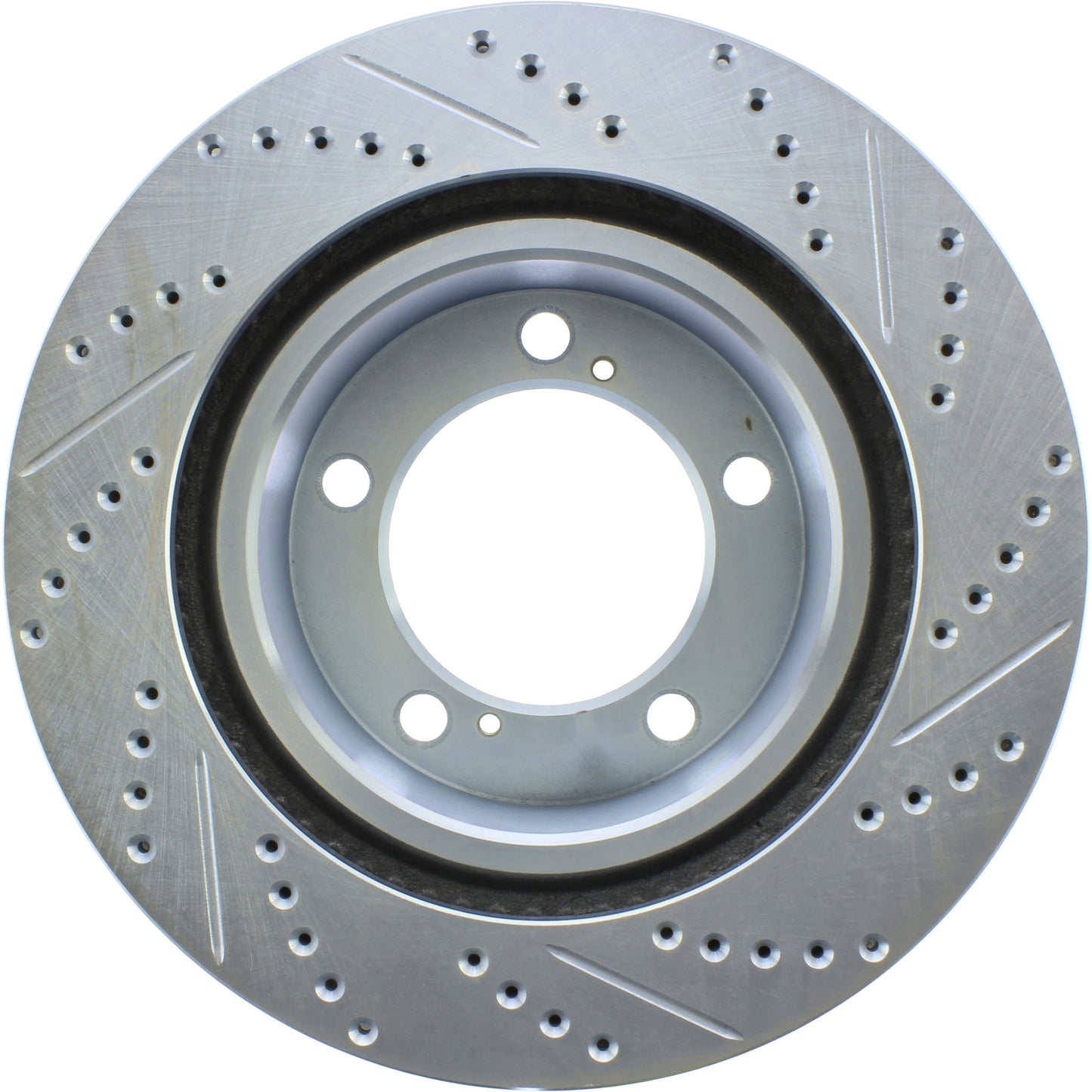 StopTech  Select Sport Drilled And Slotted Brake Rotor; Front Right