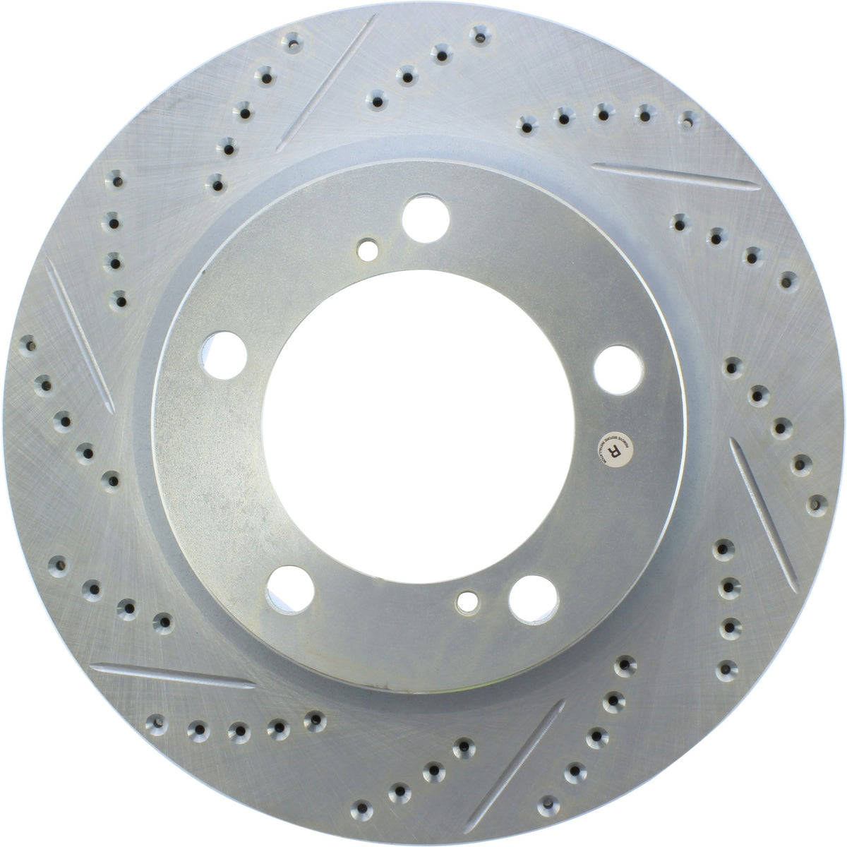 StopTech  Select Sport Drilled And Slotted Brake Rotor; Front Right