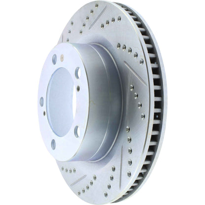 StopTech  Select Sport Drilled And Slotted Brake Rotor; Front Right