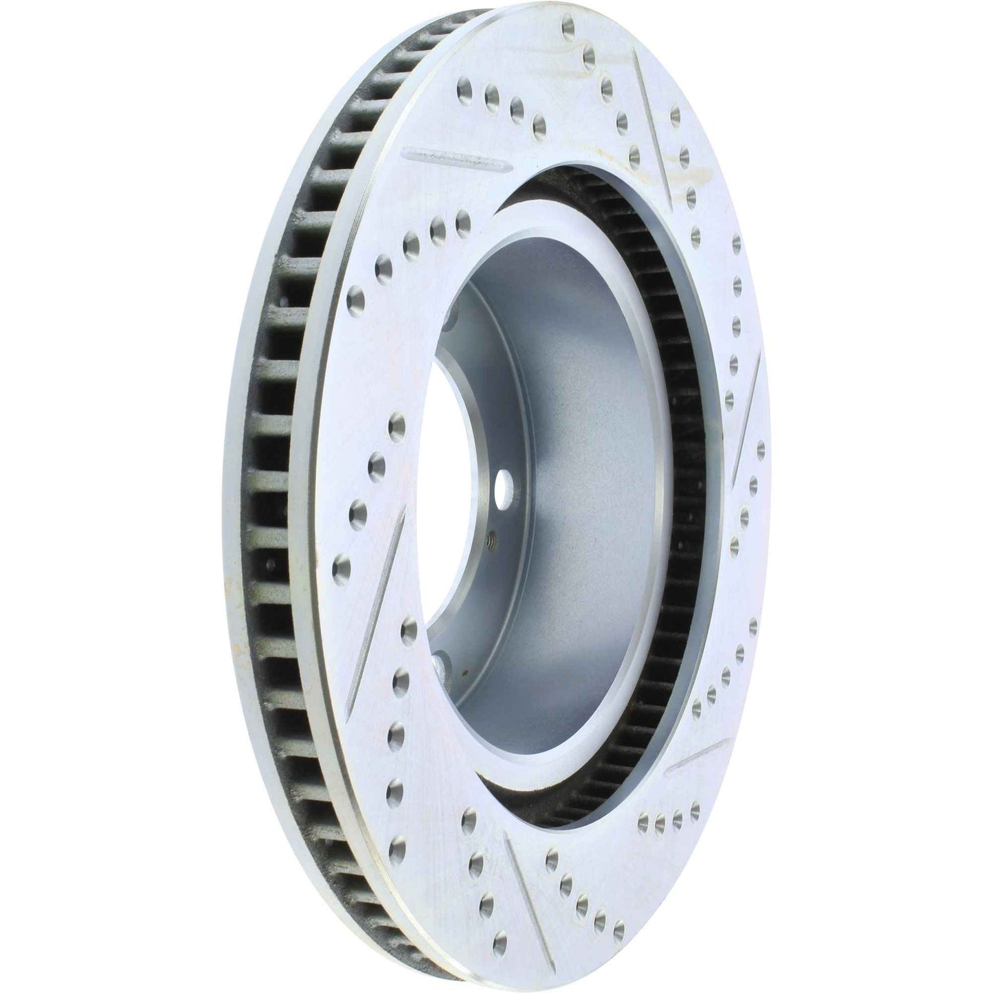StopTech  Select Sport Drilled And Slotted Brake Rotor; Front Right