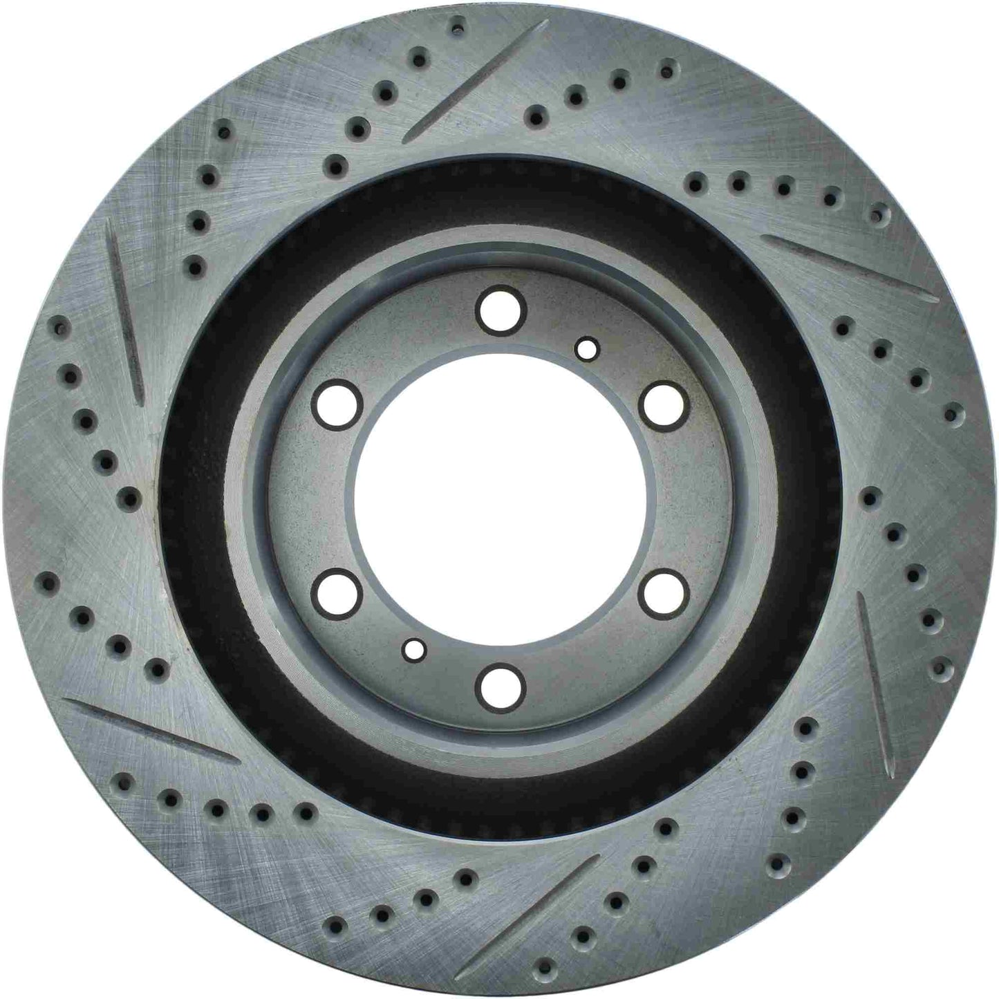 StopTech Select Sport Drilled And Slotted Brake Rotor; Front Left