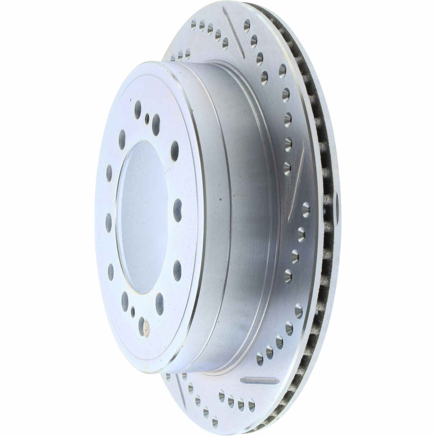 StopTech 10-19 Lexus GX / Toyota 4Runner Select Sport Slotted & Drilled Rear Left Rotor 227.44175L