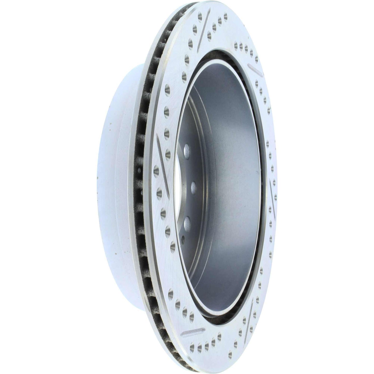 StopTech 10-19 Lexus GX / Toyota 4Runner Select Sport Slotted & Drilled Rear Left Rotor 227.44175L