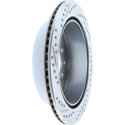 StopTech 10-19 Lexus GX / Toyota 4Runner Select Sport Slotted & Drilled Rear Left Rotor 227.44175L
