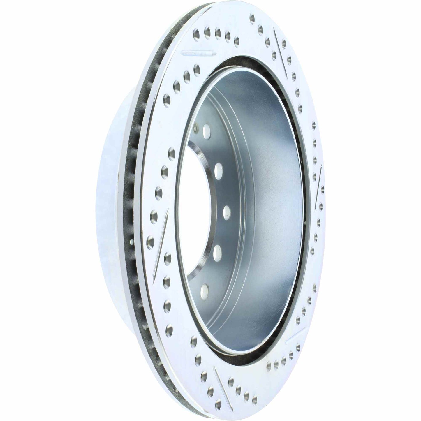 StopTech 10-19 Lexus GX / Toyota 4Runner Select Sport Slotted & Drilled Rear Right Rotor 227.44175R
